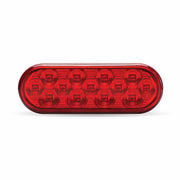 Red Stop, Turn & Tail LED Oval Mirror Light