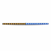 17" Dual Revolution Amber Marker to Blue Auxiliary LED Undermount Strip