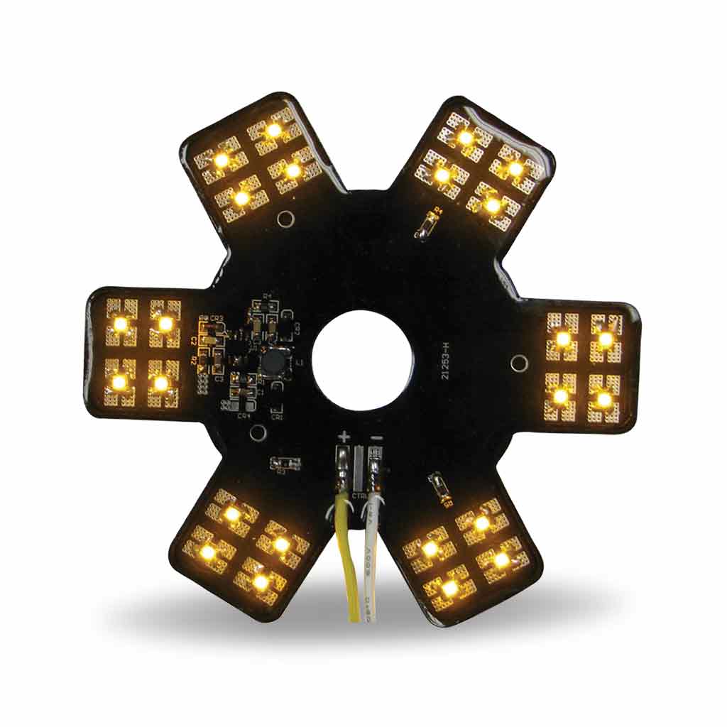 5" Amber LED Star Light for 13" Donaldson Air Cleaners