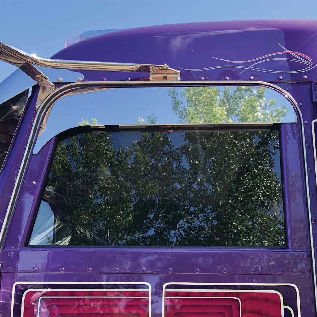 PET. 5" Flange Chop Top - Cab Mounted Mirrors